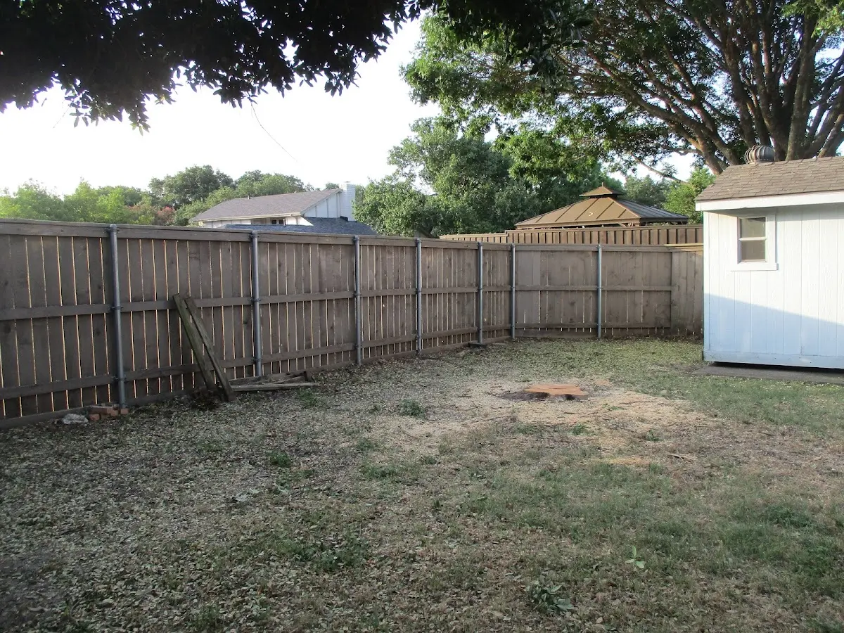Cleared yard after professional tree removal in Wevertown